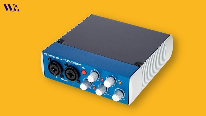 PreSonus AudioBox USB 96 2x2 USB Audio Interface with Studio One Artist and Ableton Live Lite DAW Recording Software