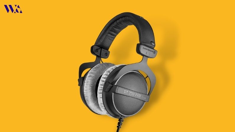 beyerdynamic DT 770 Pro Studio Headphones - Over-Ear, Closed-Back, Professional Design for Recording and Monitoring