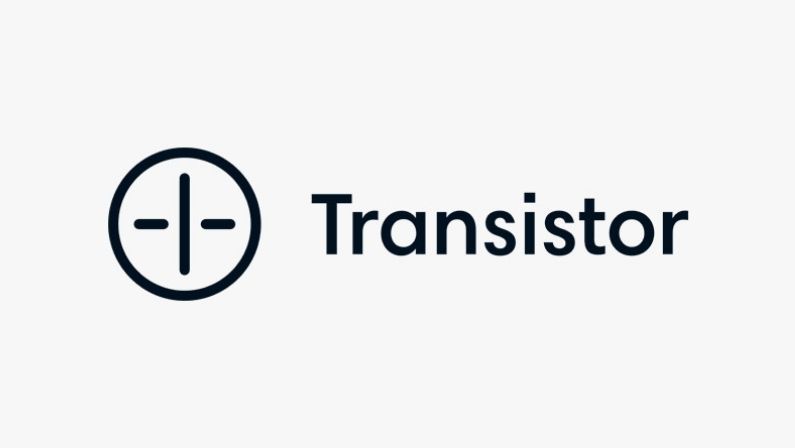 Transistor hosting logo